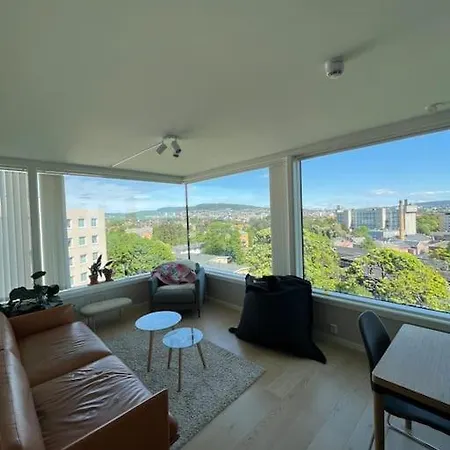 Penthouse W/view, Private Rooftop, Jacuzzi, Parking * Oslo