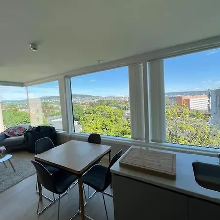Penthouse W/view, Private Rooftop, Jacuzzi, Parking Lägenhet *