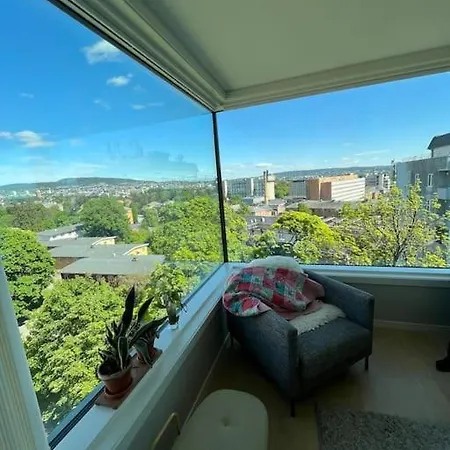 Leilighet Penthouse W/view, Private Rooftop, Jacuzzi, Parking Oslo