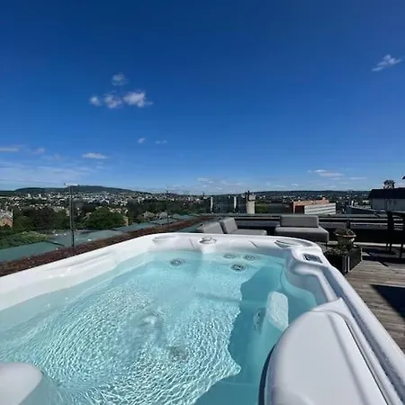 Penthouse W/view, Private Rooftop, Jacuzzi, Parking *